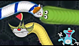 wormate.io oggy | world record worms Gameplay | in Hindi snake video