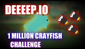 1 MILLION CRAYFISH CHALLENGE!?! | Deeeep.io Gameplay