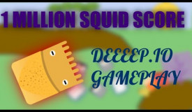 1 MILLION SQUID SCORE CHALLENGE | Deeeep.io gameplay