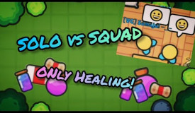 Zombs Royale - Solo vs Squad only Healing with [VG] Samaju!