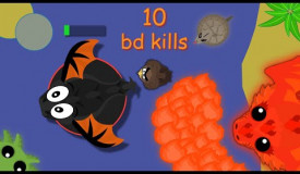 mope.io: 10 BLACK DRAGON KILLS (GOLDEN SHAHBAZ killing a BLACK DRAGON)