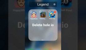 Hole io delete in your my mobile